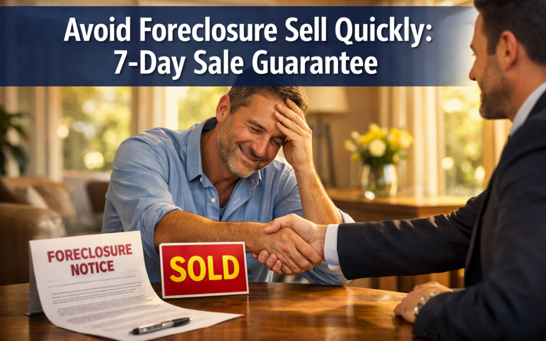 Avoid Foreclosure Sell Quickly: 7-Day Sale Guarantee
