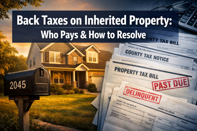 Back Taxes on Inherited Property: Who Pays & How to Resolve