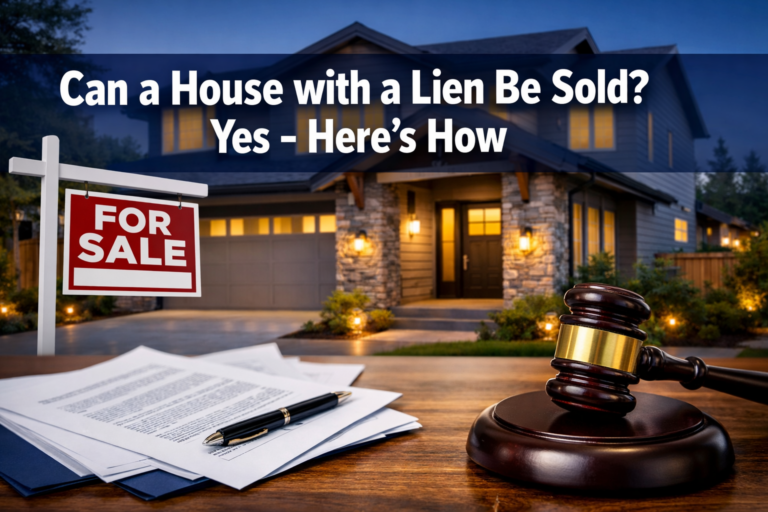 Can a House with a Lien Be Sold? Yes - Here's How