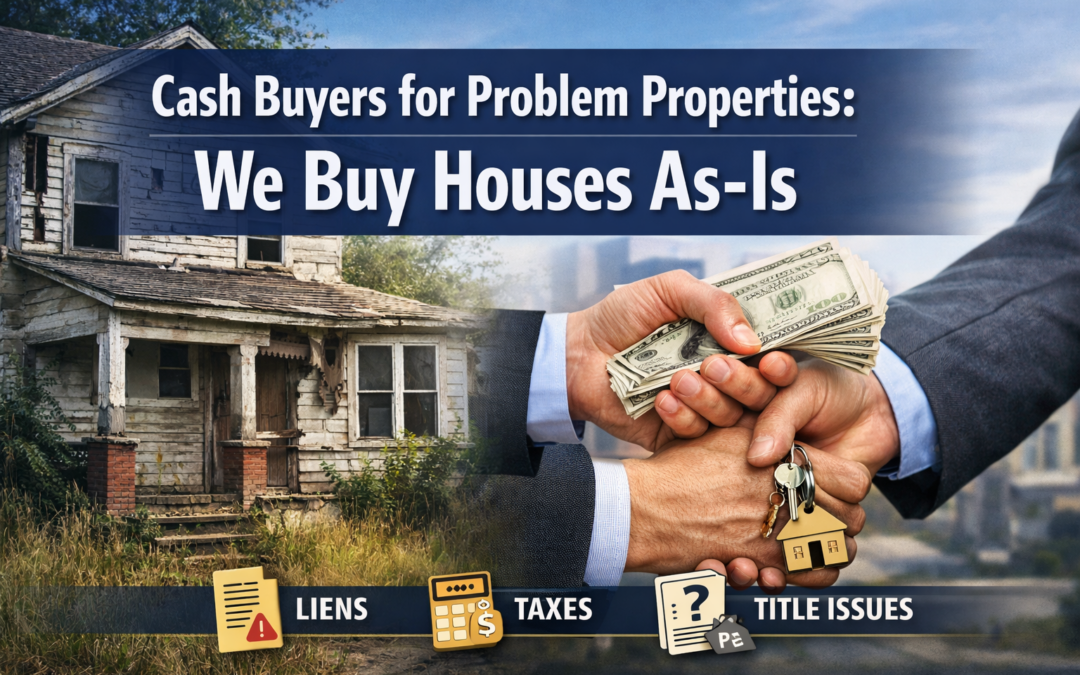 Cash Buyers for Problem Properties: We Buy Houses As-Is