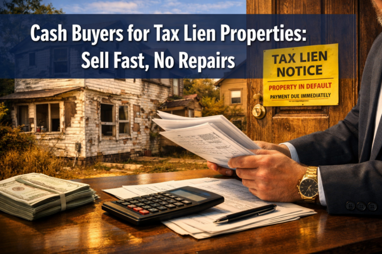 Cash Buyers for Tax Lien Properties: Sell Fast, No Repairs