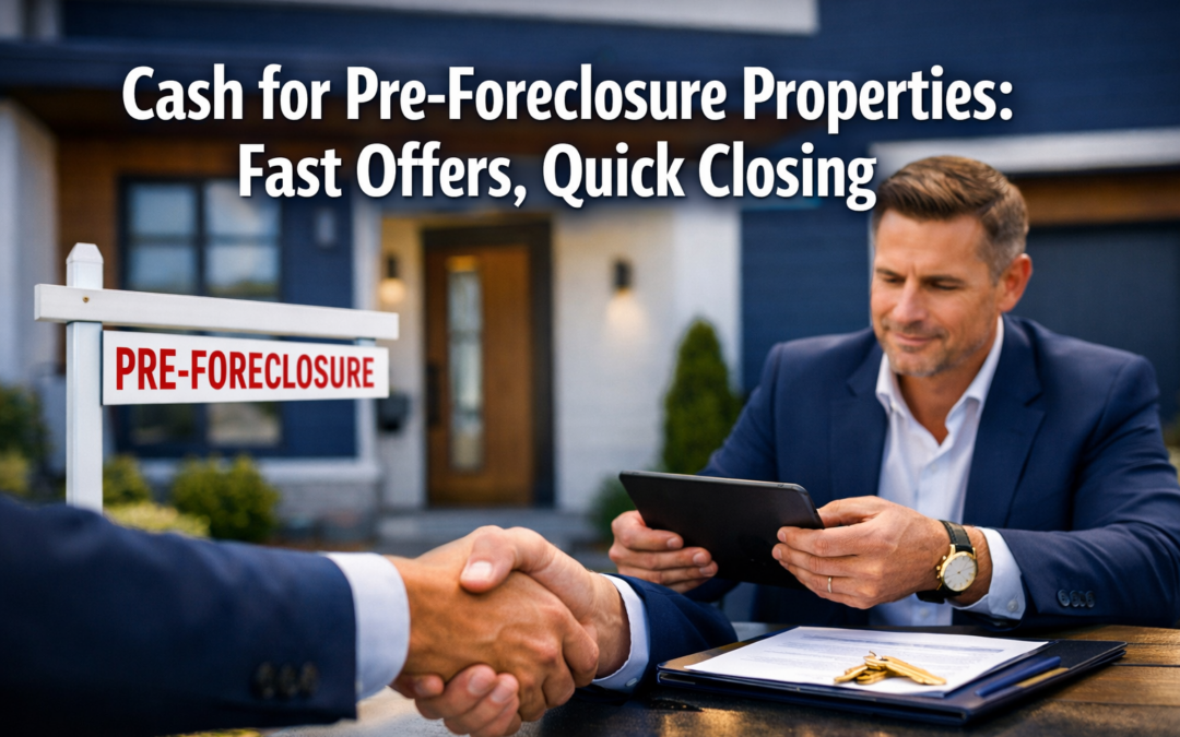 Cash for Pre-Foreclosure Properties: Fast Offers, Quick Closing