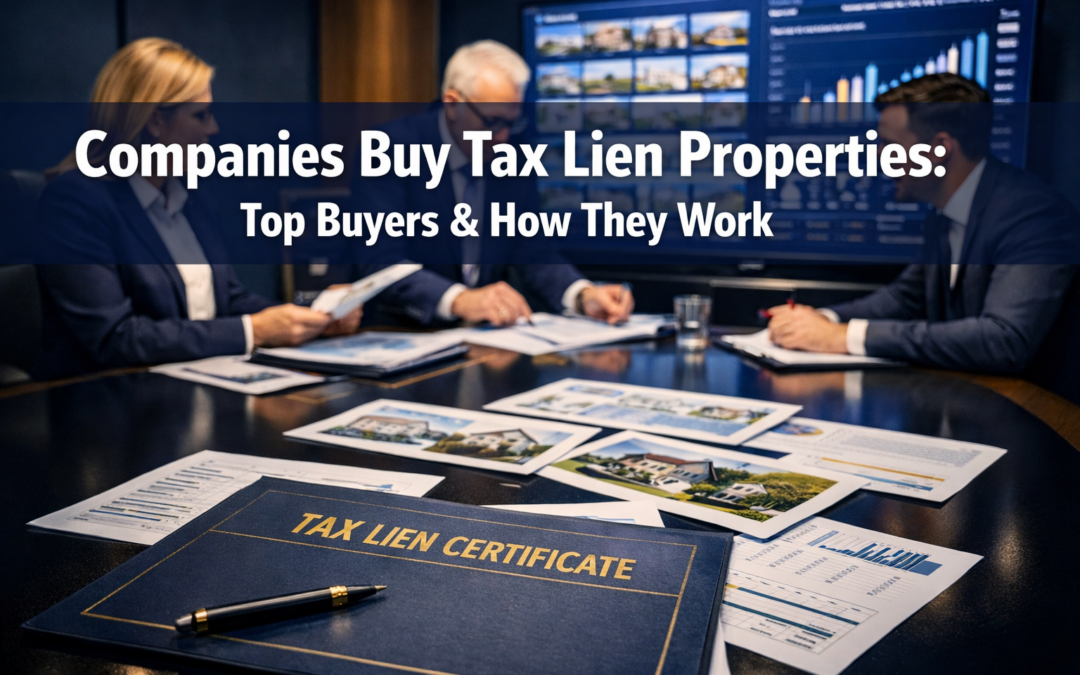 Companies Buy Tax Lien Properties: Top Buyers & How They Work