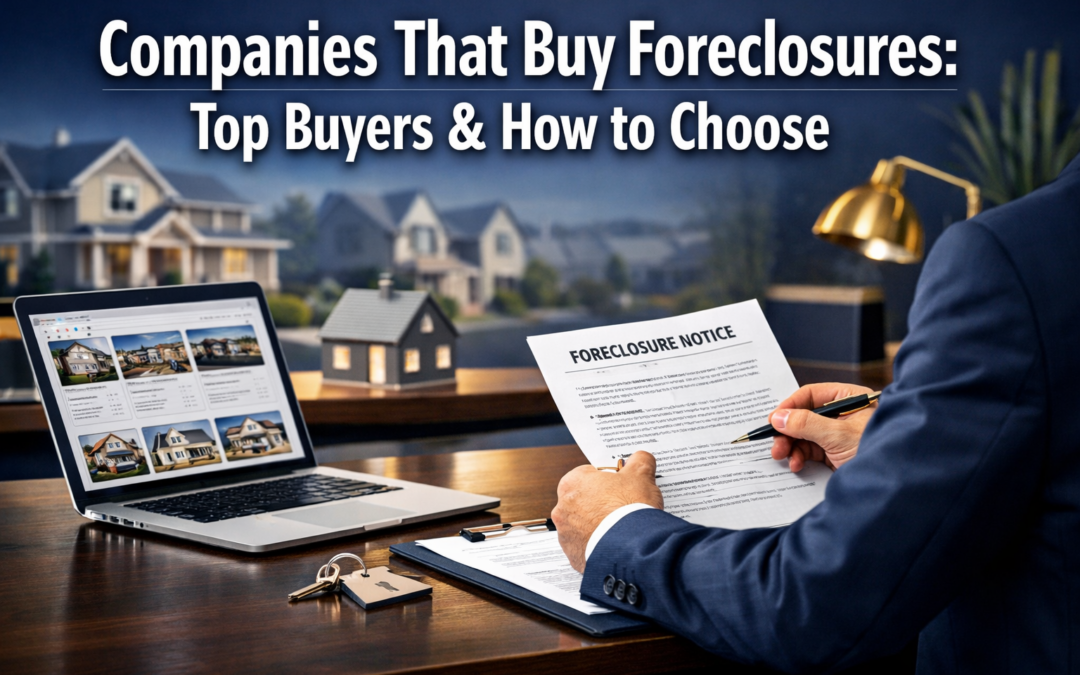 Companies That Buy Foreclosures: Top Buyers & How to Choose