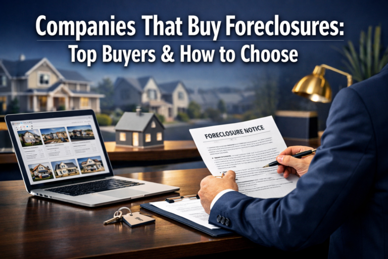 Companies That Buy Foreclosures: Top Buyers & How to Choose