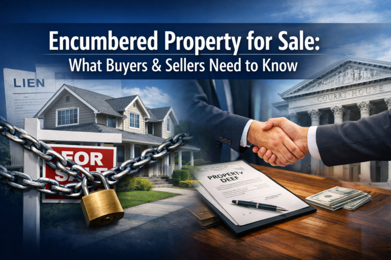 Encumbered Property for Sale: What Buyers & Sellers Need to Know