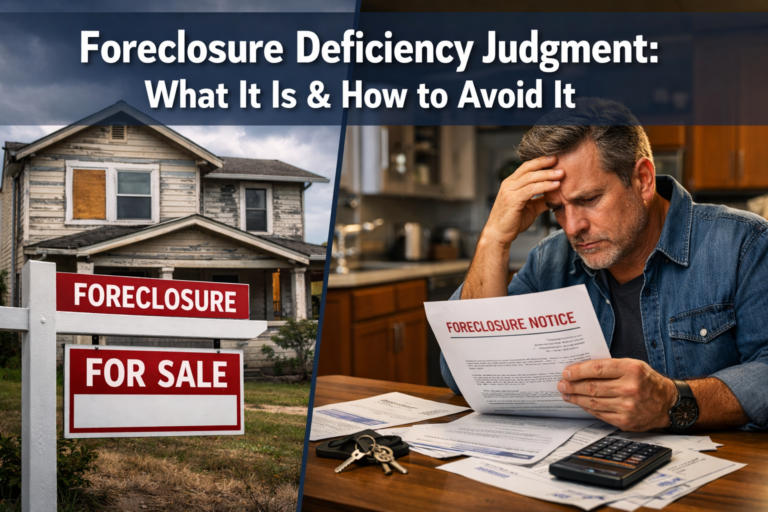 Foreclosure Deficiency Judgment: What It Is & How to Avoid It