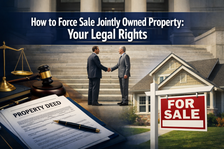 How to Force Sale Jointly Owned Property: Your Legal Rights