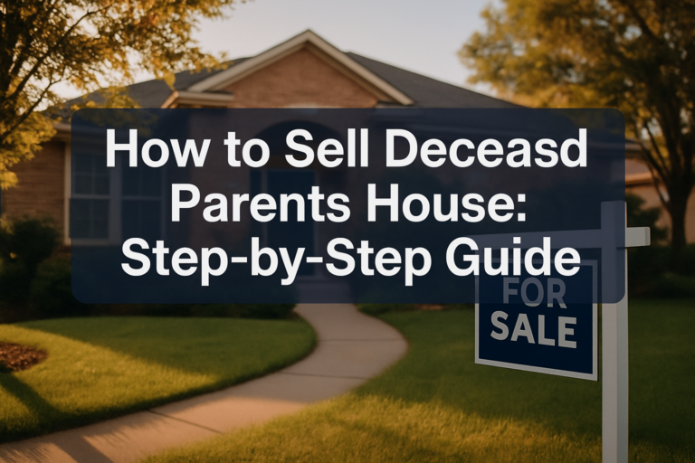 How to Sell Deceased Parents House: Step-by-Step Guide