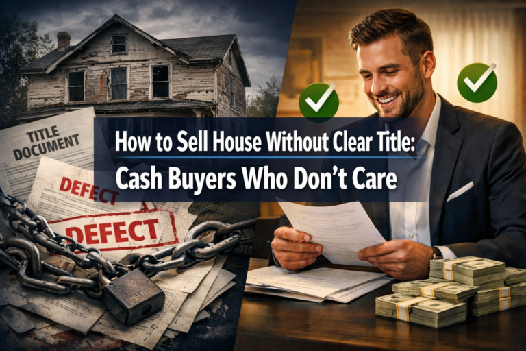 How to Sell House Without Clear Title: Cash Buyers Who Don't Care