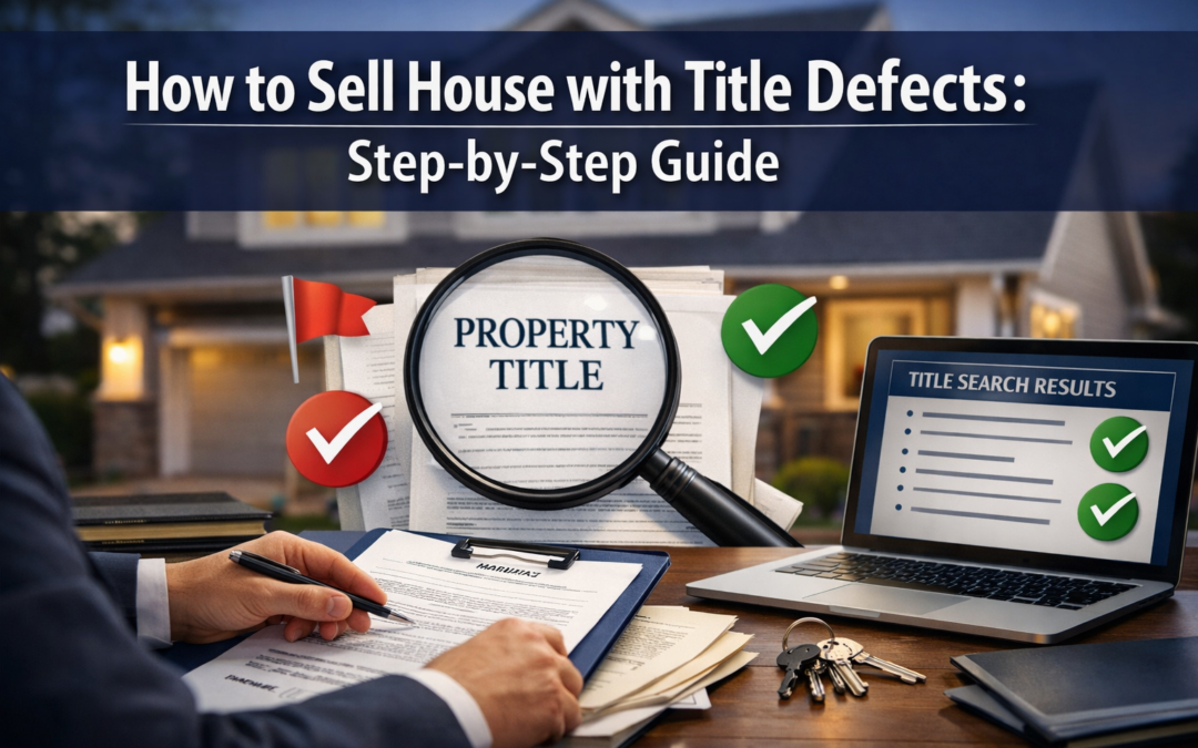 How to Sell House with Title Defects: Step-by-Step Guide
