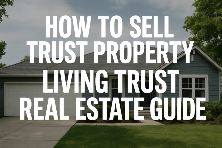 How to Sell Trust Property: Living Trust Real Estate Guide