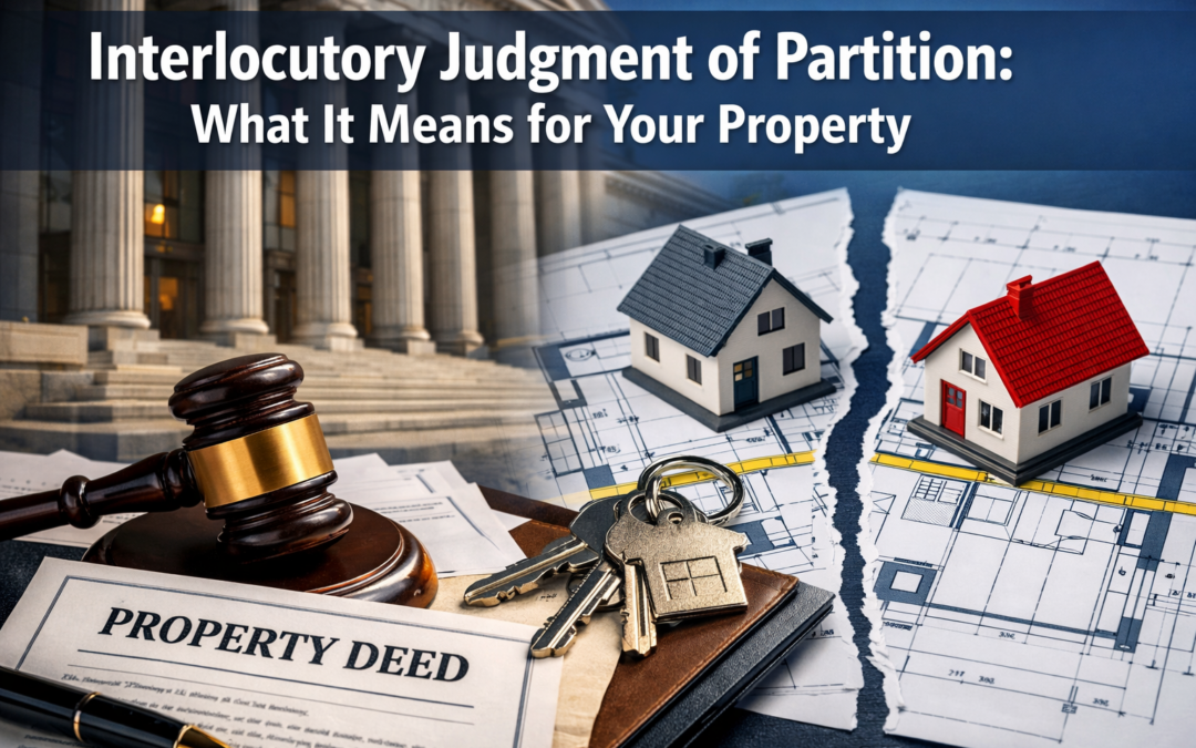 Interlocutory Judgment of Partition: What It Means for Your Property