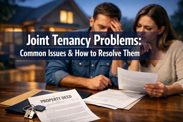 Joint Tenancy Problems: Common Issues & How to Resolve Them