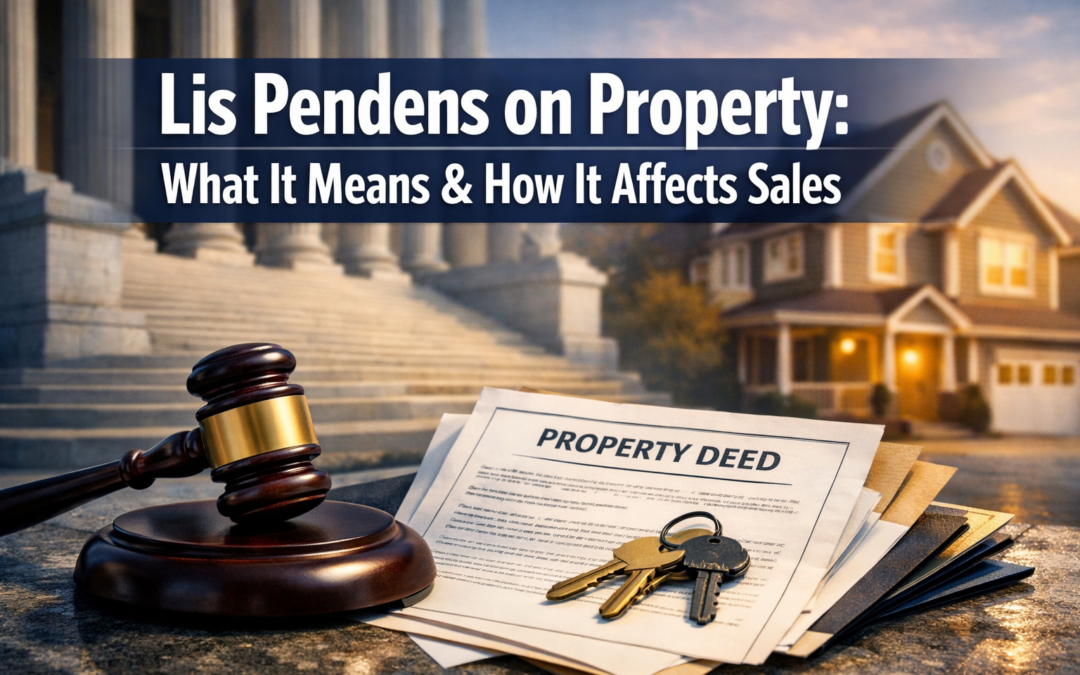 Lis Pendens on Property: What It Means & How It Affects Sales