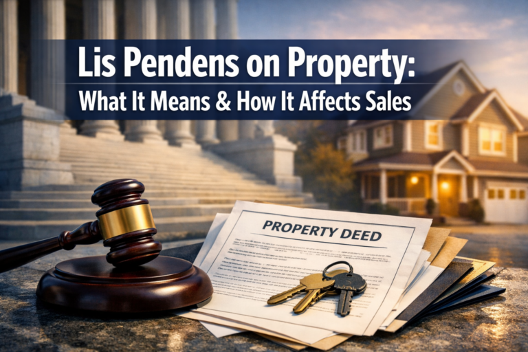 Lis Pendens on Property: What It Means & How It Affects Sales