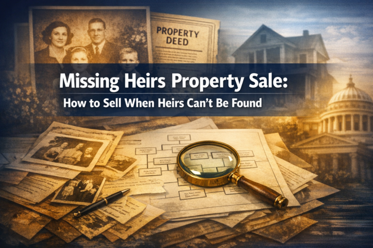 Missing Heirs Property Sale: How to Sell When Heirs Can't Be Found