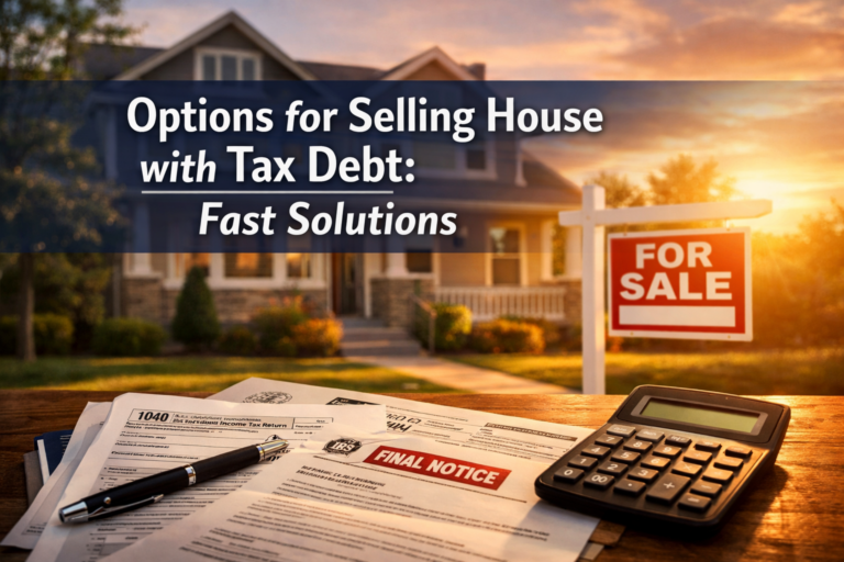 Options for Selling House with Tax Debt: Fast Solutions