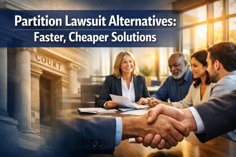 Partition Lawsuit Alternatives: Faster, Cheaper Solutions