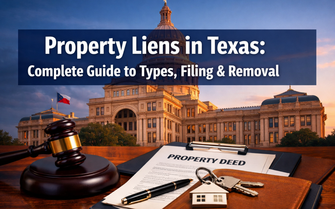 Property Liens in Texas: Complete Guide to Types, Filing & Removal
