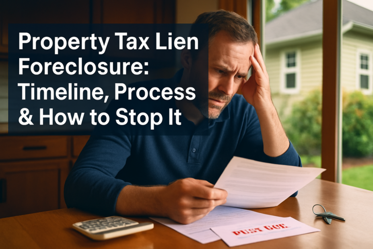 Property Tax Lien Foreclosure: Timeline, Process & How to Stop It
