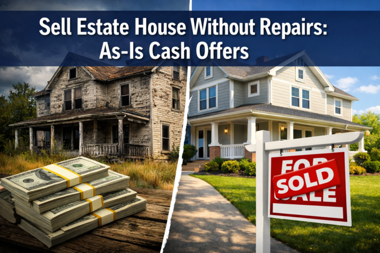 Sell Estate House Without Repairs: As-Is Cash Offers