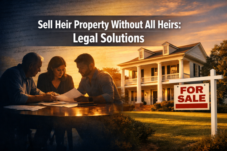 Sell Heir Property Without All Heirs: Legal Solutions
