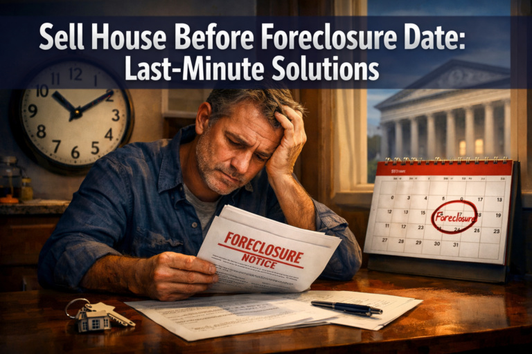 Sell House Before Foreclosure Date: Last-Minute Solutions