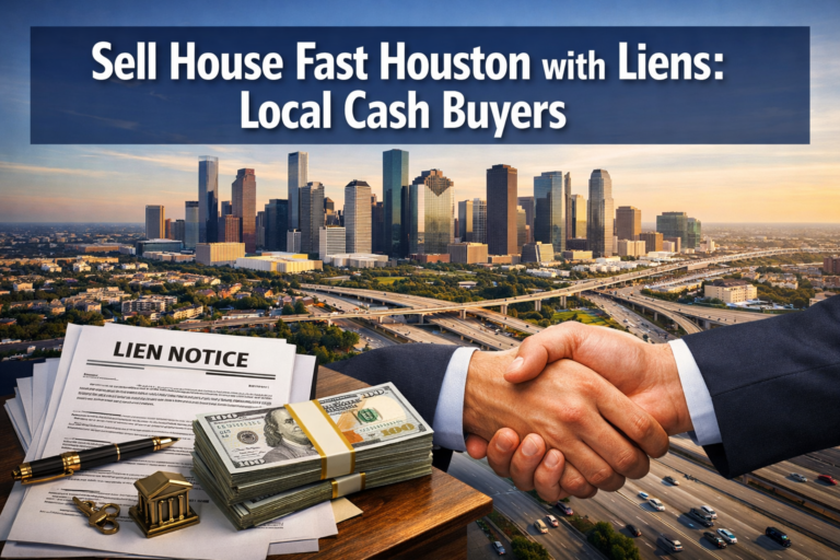 Sell House Fast Houston with Liens: Local Cash Buyers
