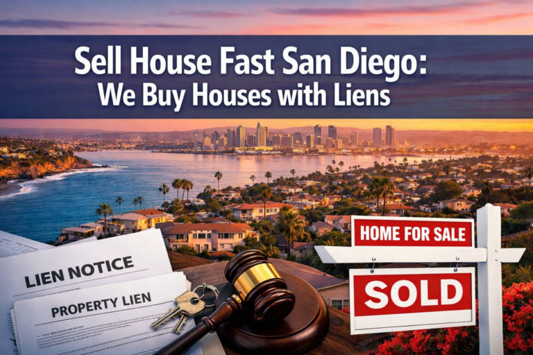 Sell House Fast San Diego: We Buy Houses with Liens