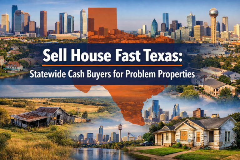 Sell House Fast Texas: Statewide Cash Buyers for Problem Properties