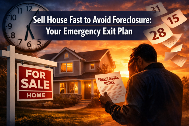 Sell House Fast to Avoid Foreclosure: Your Emergency Exit Plan