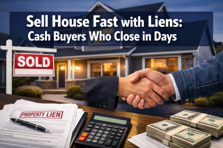 Sell House Fast with Liens: Cash Buyers Who Close in Days