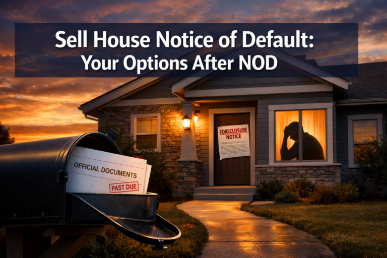 Sell House Notice of Default: Your Options After NOD