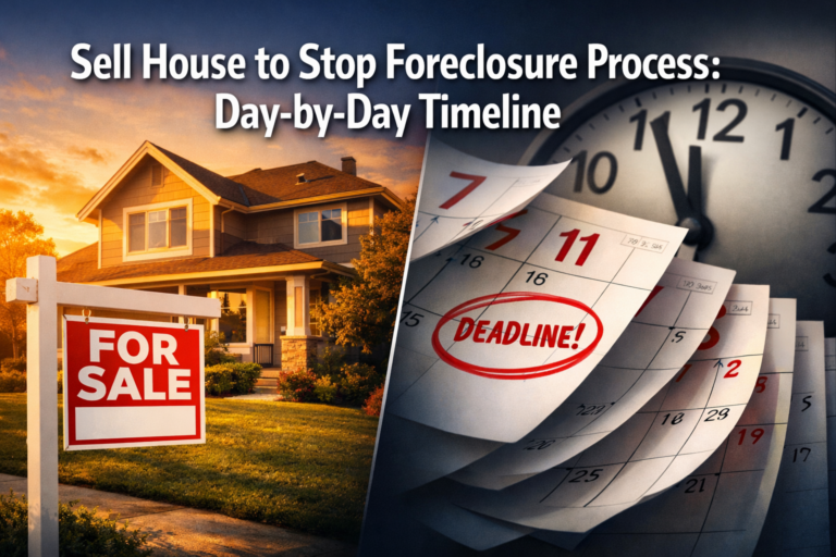 Sell House to Stop Foreclosure Process: Day-by-Day Timeline