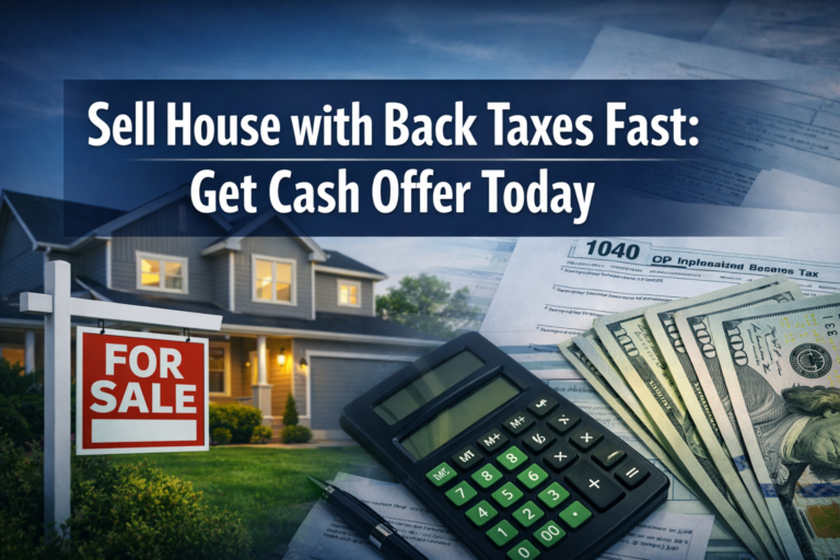 Sell House with Back Taxes Fast: Get Cash Offer Today