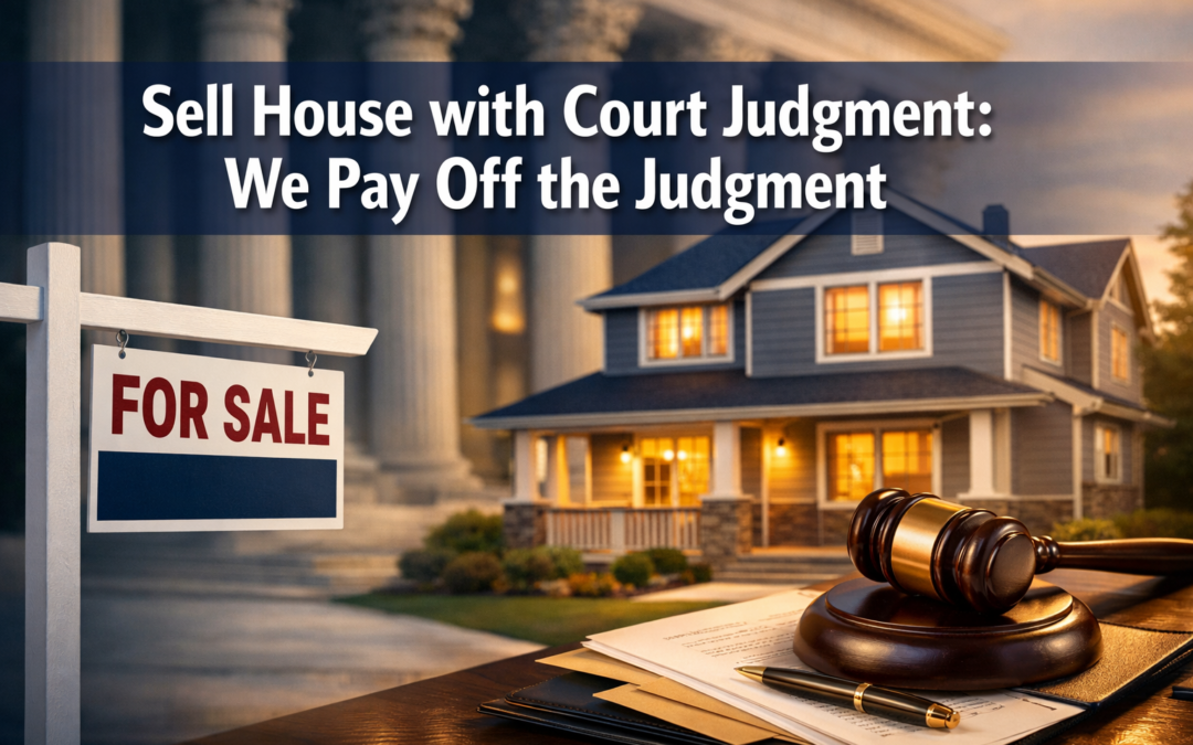 Sell House with Court Judgment: We Pay Off the Judgment