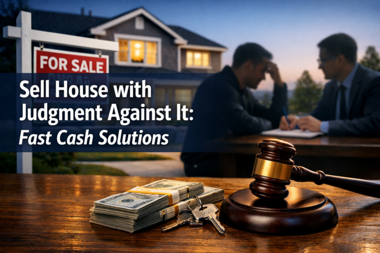 Sell House with Judgment Against It: Fast Cash Solutions