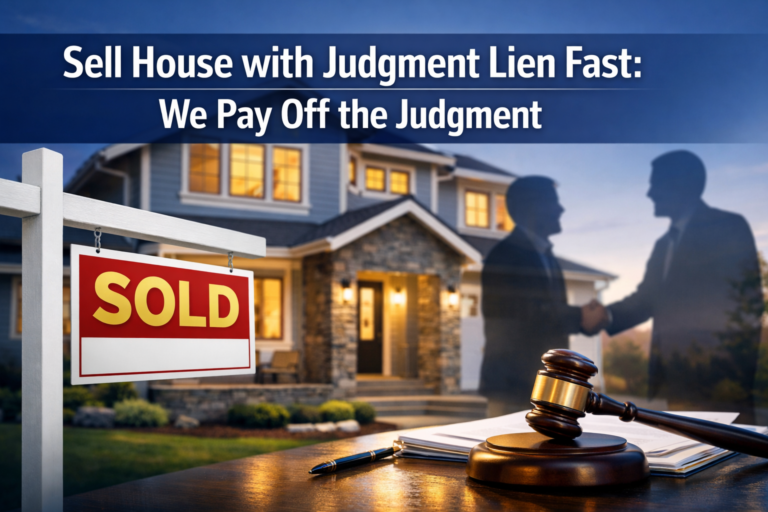 Sell House with Judgment Lien Fast: We Pay Off the Judgment