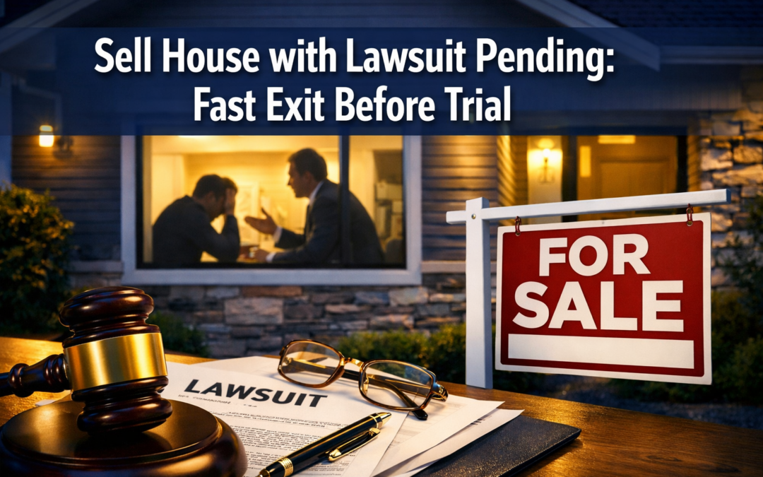 Sell House with Lawsuit Pending: Fast Exit Before Trial