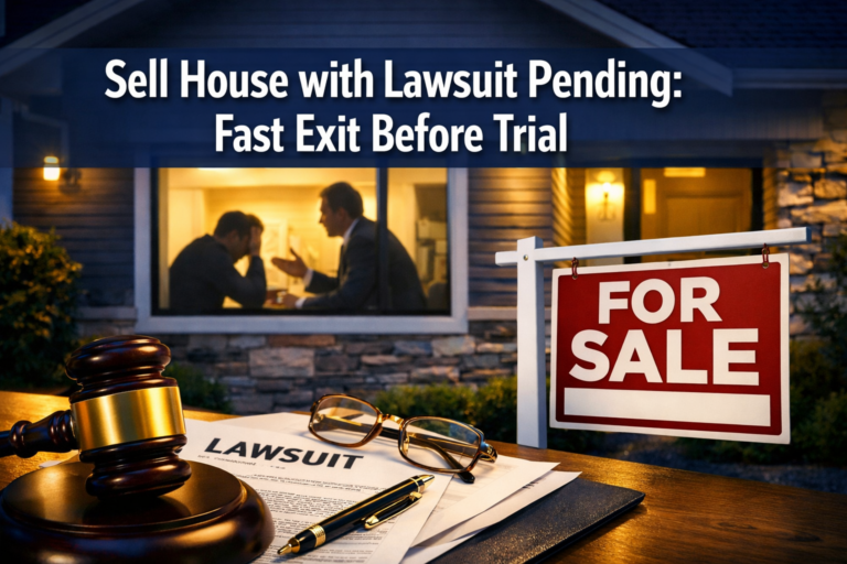 Sell House with Lawsuit Pending: Fast Exit Before Trial