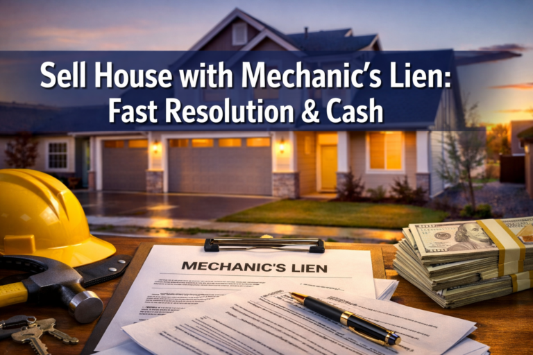 Sell House with Mechanic's Lien: Fast Resolution & Cash