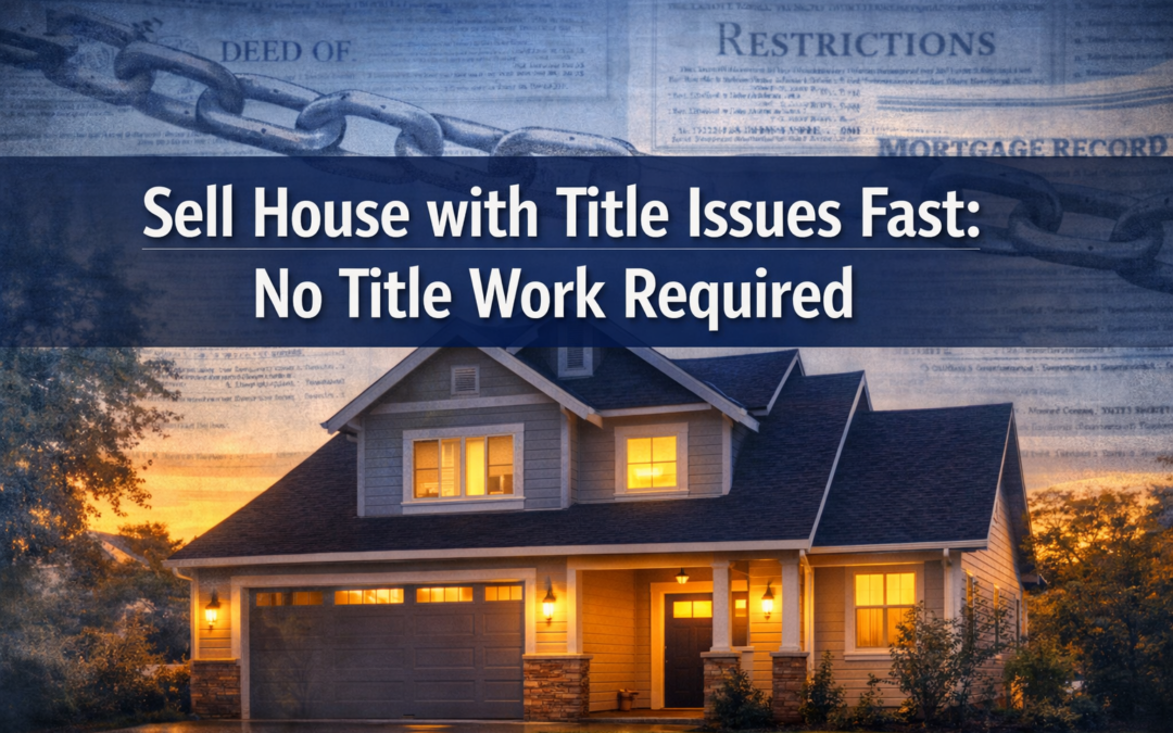 Sell House with Title Issues Fast: No Title Work Required