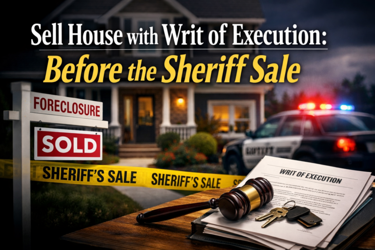 Sell House with Writ of Execution: Before the Sheriff Sale