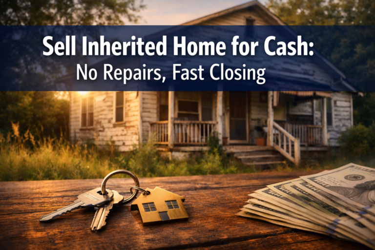 Sell Inherited Home for Cash: No Repairs, Fast Closing