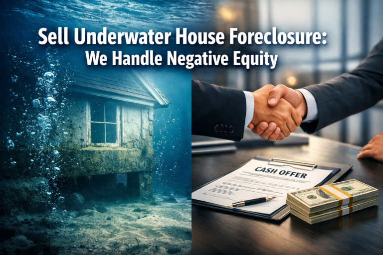 Sell Underwater House Foreclosure: We Handle Negative Equity