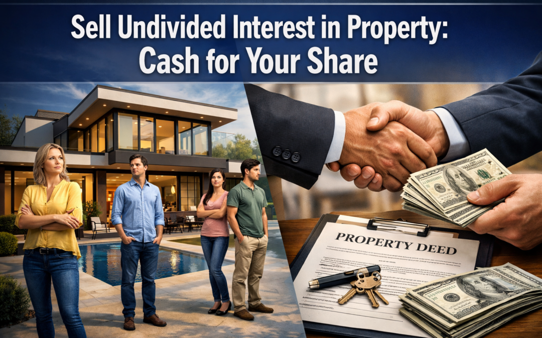 Sell Undivided Interest in Property: Cash for Your Share