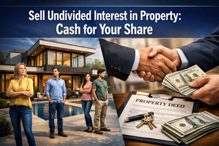 Sell Undivided Interest in Property: Cash for Your Share