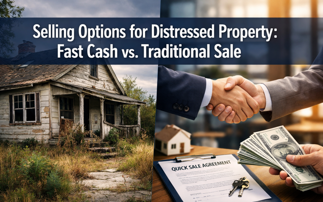 Selling Options for Distressed Property: Fast Cash vs. Traditional Sale
