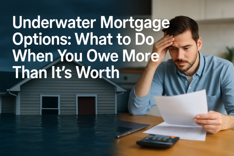 Underwater Mortgage Options: What to Do When You Owe More Than It's Worth